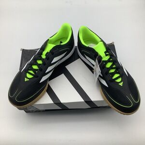 Adidas Copa Indoor Court Soccer Shoes JR2875 Men's Black White Neon Green NWT
